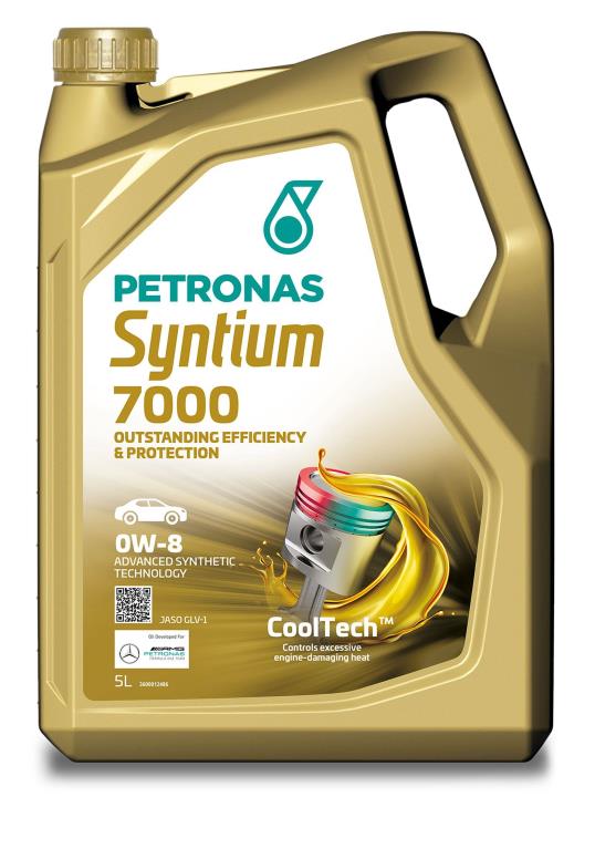 Huile moteur PETRONAS SYNTIUM 7000 0W-8 5L - ref. 70727M12EU